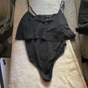 Forever 21 sparkle bodysuit